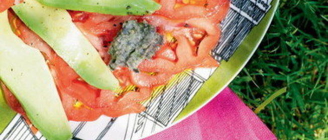 Карпаччо из авокадо