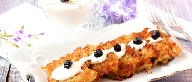 Яблочные драники