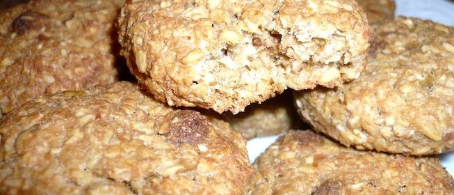 Овсяное печенье на яблочном пюре