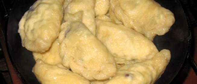 Вареники с черникой