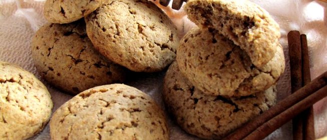 Медово-имбирное овсяное печенье