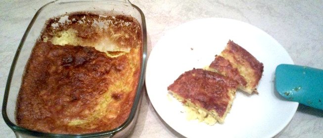 Нежная запеканка из кабачков