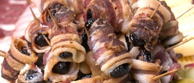 Чернослив с беконом