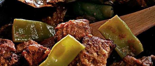 Рагу из фасоли с бараниной