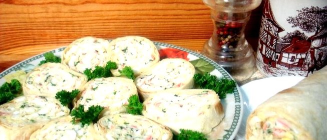 Лаваш на завтрак