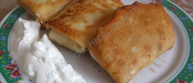 Тонкие блины с начинкой