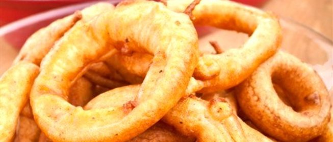 Гарнир из лука во фритюре (1 вариант)