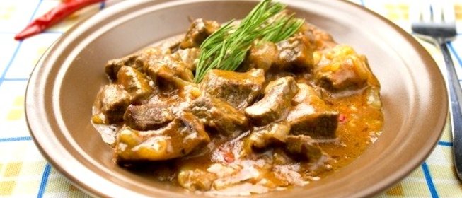 Острое рагу из телятины