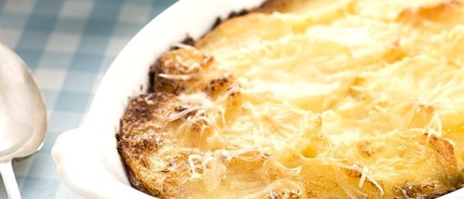 Картофельная запеканка с сыром