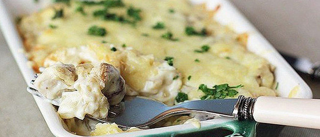 Творожная запеканка с ягодами