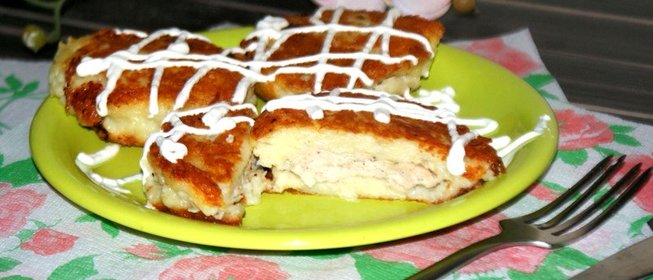драники с куриным фаршем