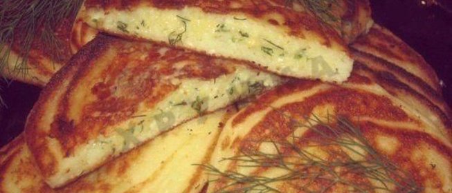 Оладьи в стиле хачапури