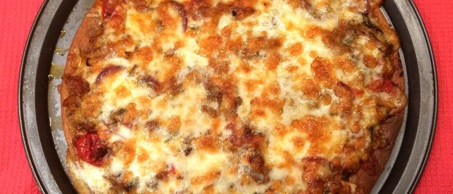 Безглютеновая пицца из киноа