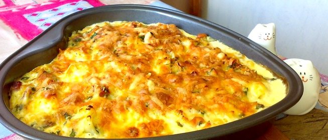 Капустно-морковная запеканка