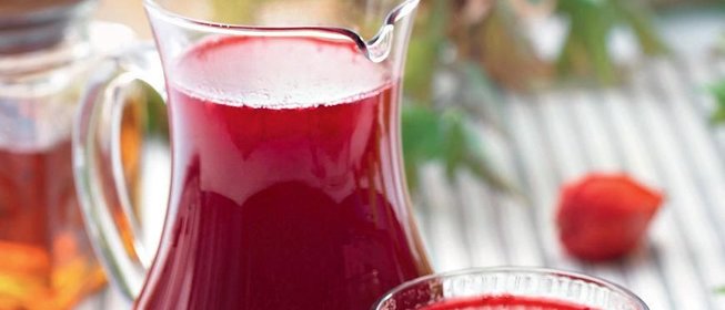 Пряный клюквенный морс от простуды