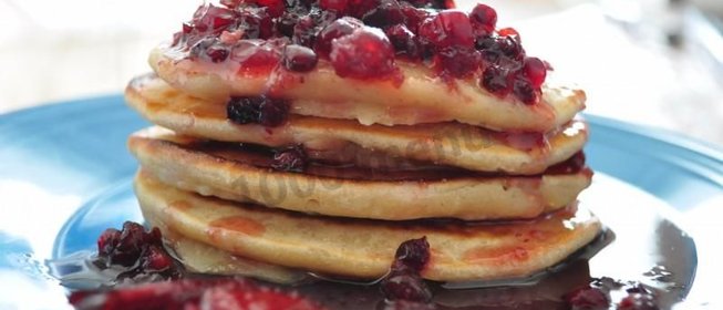 Оладьи на кефире с корицей