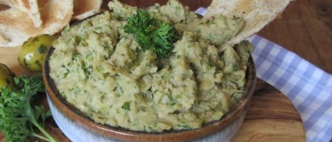 Паштет из трески с оливками