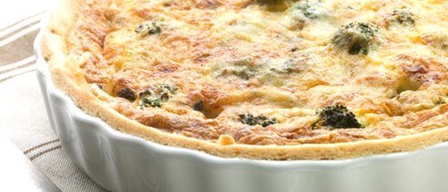 Запеканка с брокколи и цветной капустой