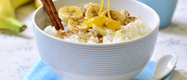 Рисовая каша с бананом