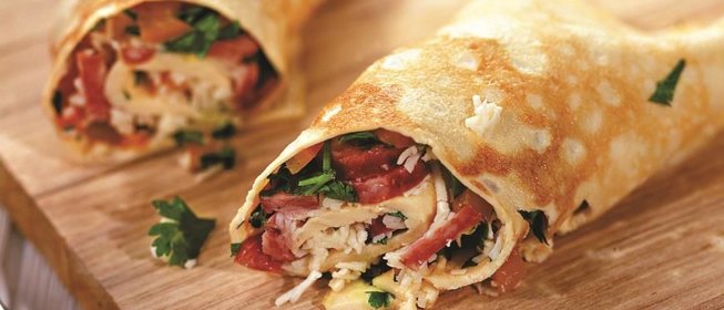 Рулет из омлета