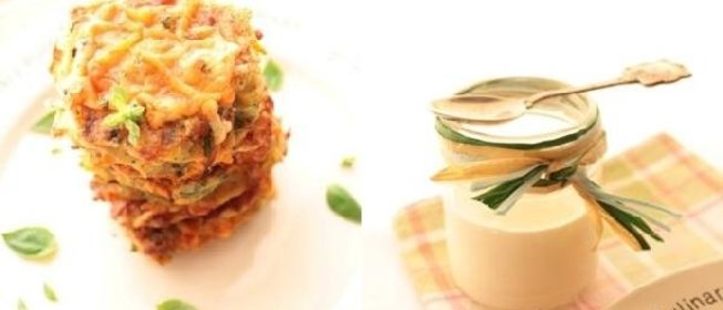 Овощные оладушки с сырной корочкой