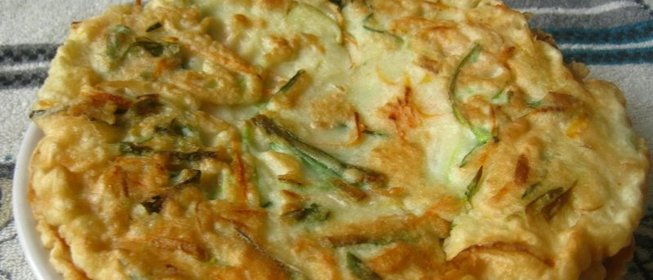 Корейские блины с зеленым луком