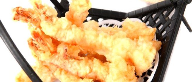 Тигровые креветки в кляре