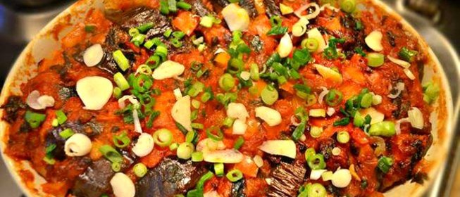 Баклажаны, фаршированные мясом, по‑турецки