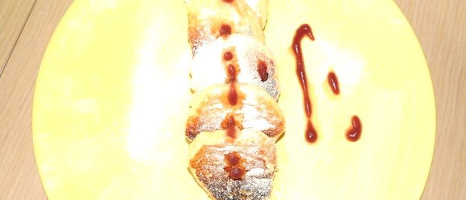 Творожные оладьи с ванилином