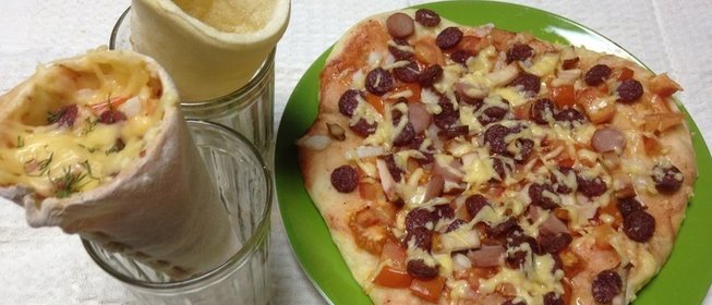 Салат с курицей и грибами