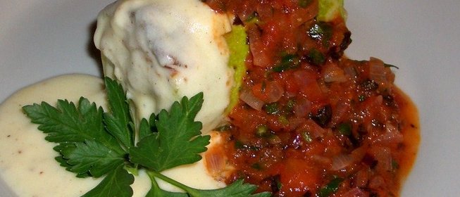 Кабачки фаршированные по‑тунисски