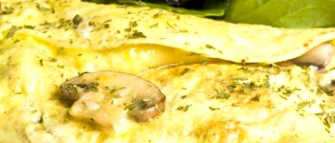 Омлет на минеральной воде