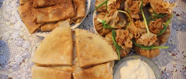 Тонкие румяные блинчики на скорую руку