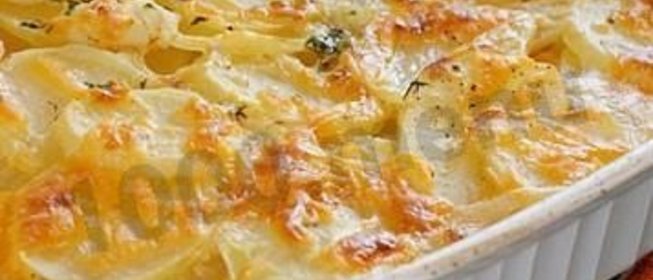 Картошка по-французски с сыром в духовке
