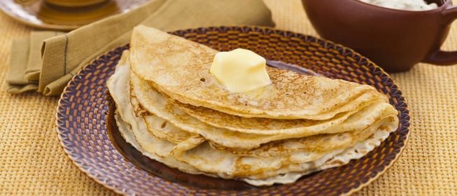 Намазка для блинов из сметаны с зеленым луком