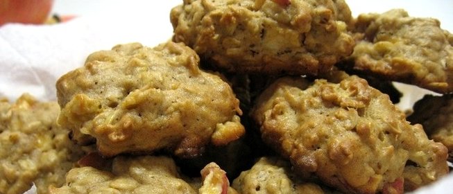 Овсяное печенье с яблоками