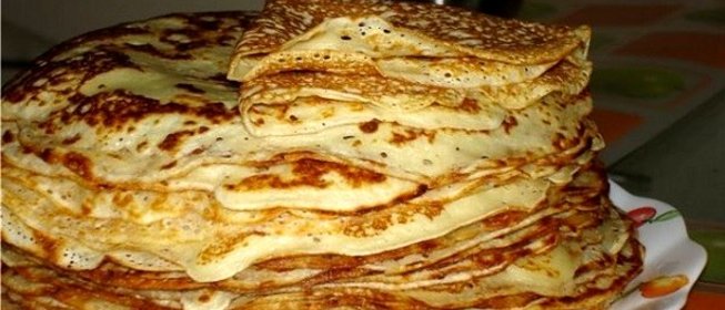 Блинчики на ряженке тонкие