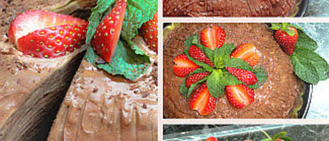 Шоколадный блинный торт