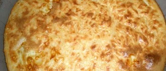 Запеканка из вермишели с яйцом