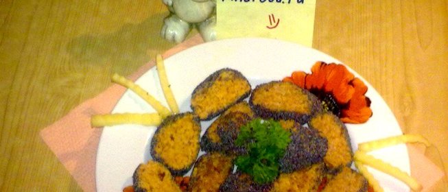 Сырное печенье с маком и паприкой