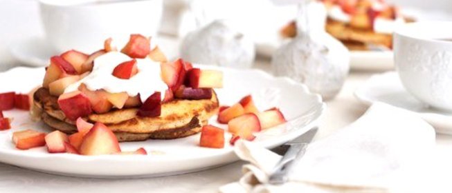 Блинчики с грушей и специями