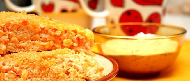 Морковная запеканка