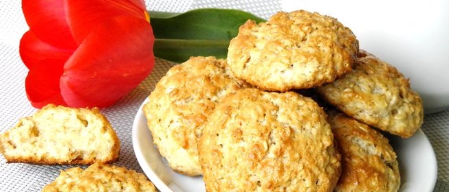 Овсяное печенье с творогом