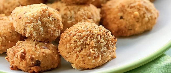 Сырное печенье с грецкими орехами