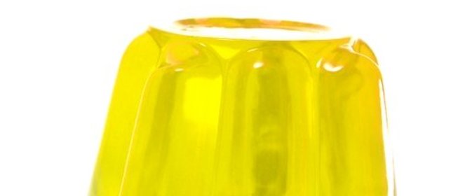 Лимонное желе с цедрой