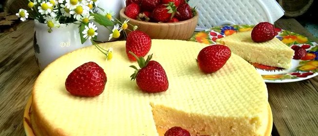 Запеканка творожная в духовке с манкой