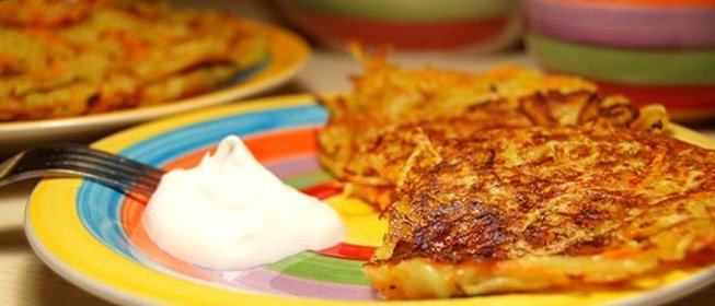 Картофельные оладьи постные