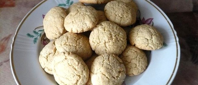 Постное овсяно-кукурузное печенье