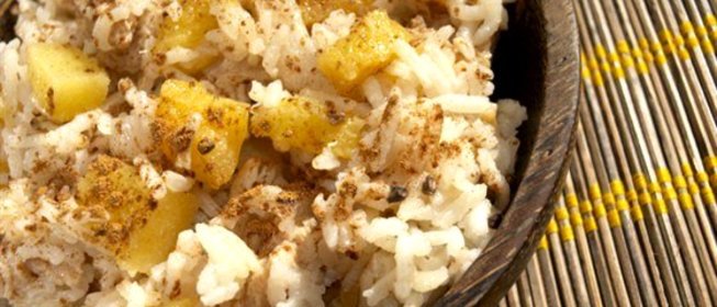 Гавайский печеный рис