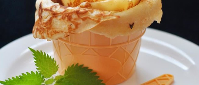 Блинчики на кефире, молоке и сгущенке